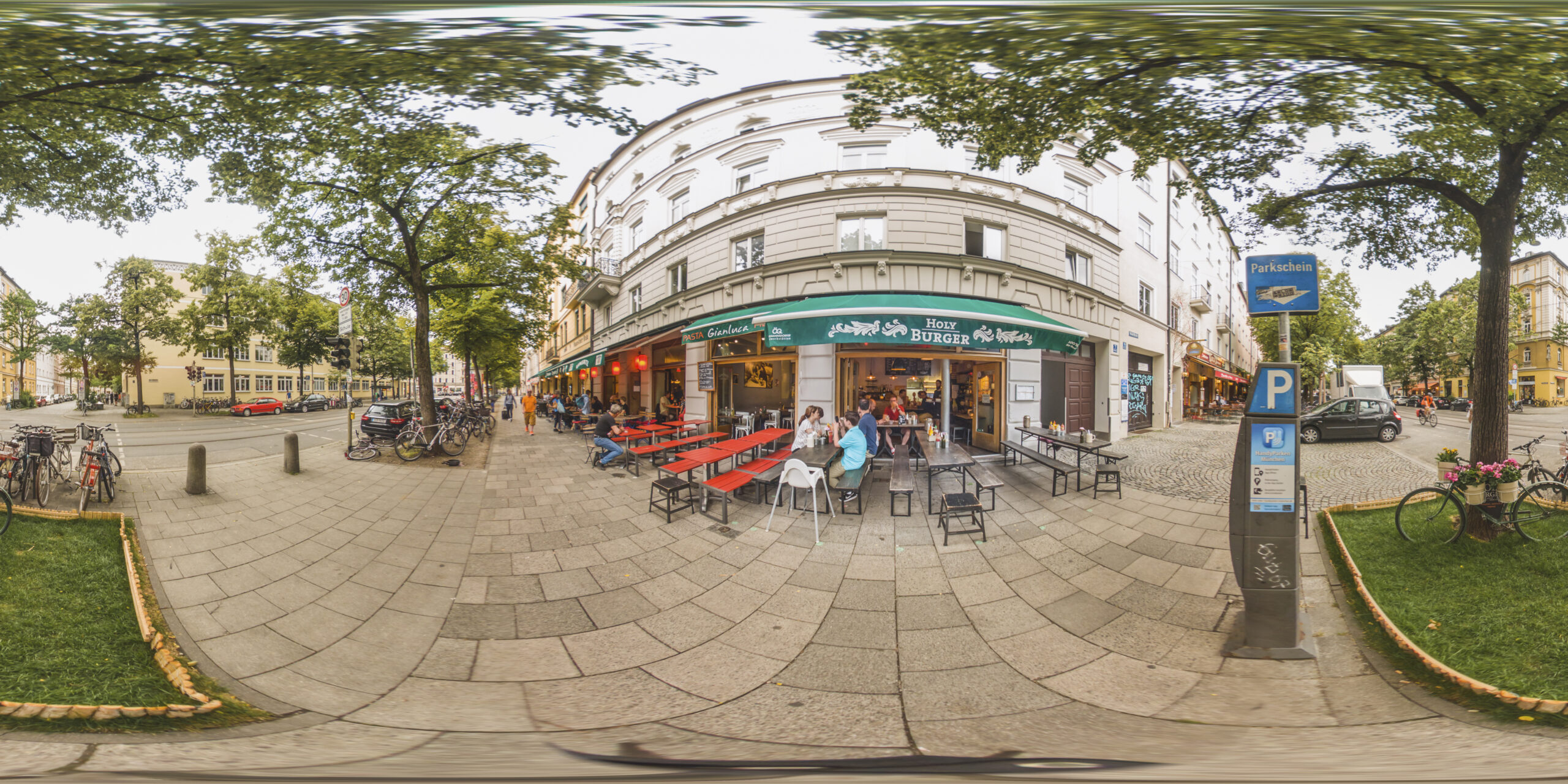 360 Grad Panorama, Rundgang